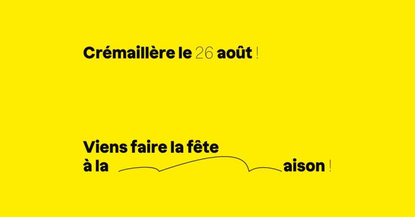 Viens faire la fête à la Maison