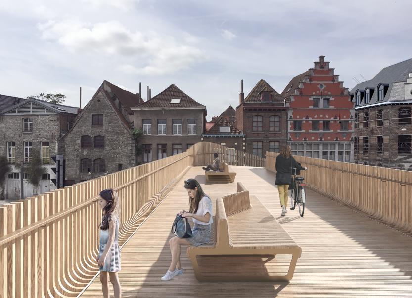 Vue depuis la future Passerelle