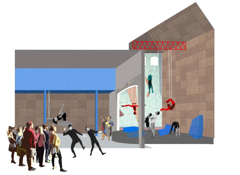 Approche de l'aménagement du volume d'arrière-scène