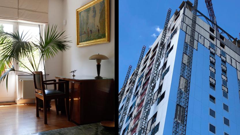 Maison Brunfaut et Tour Brunfaut