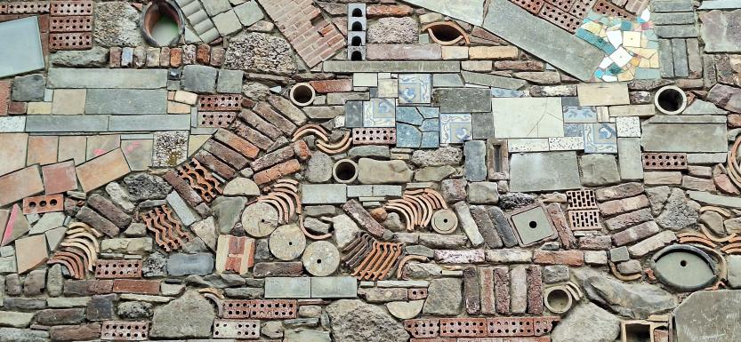 Façade du bâtiment polyvalent du Jardin de la Porte aux oies