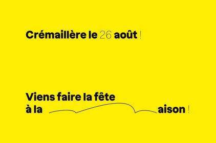 Viens faire la fête à la Maison