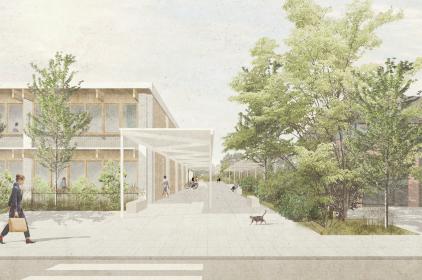 Vue depuis la venelle