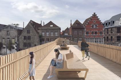 Vue depuis la future Passerelle