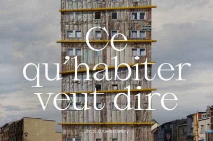 Ce qu'habiter veut dire