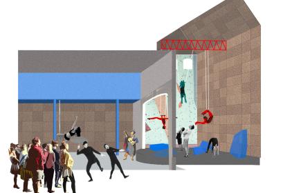 Approche de l'aménagement du volume d'arrière-scène