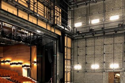 Tournai, rénovation de la Maison de la Culture, en cours